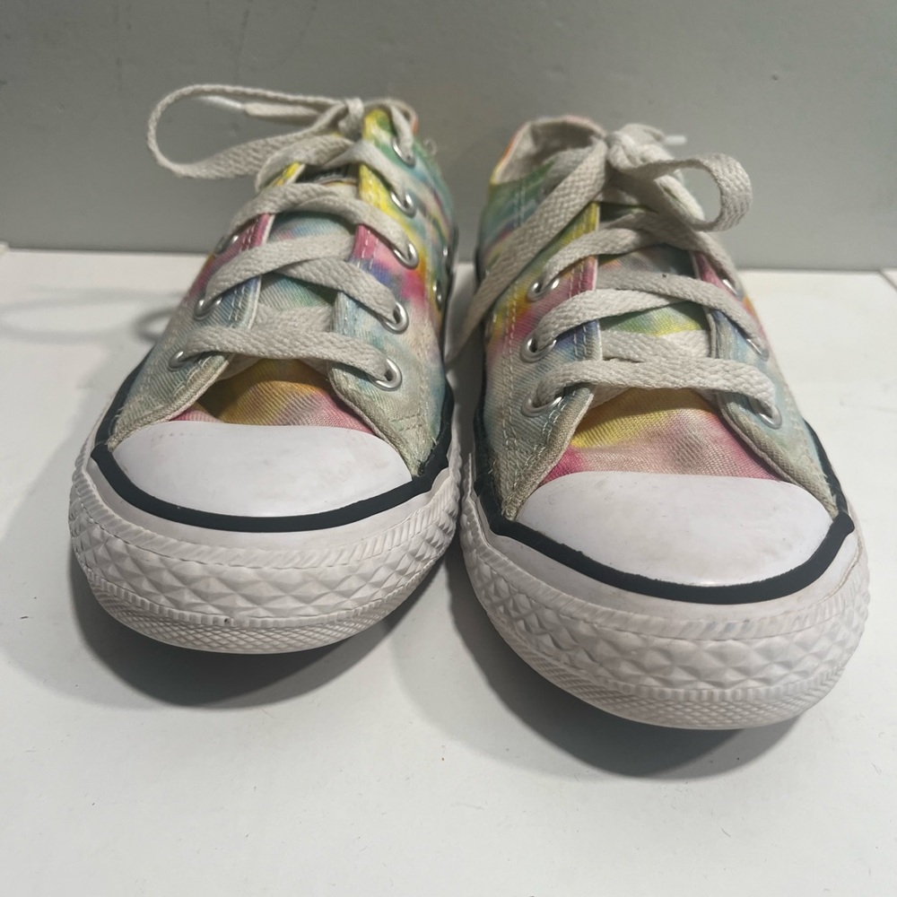Girls Tie Dye Converse size 1 - Picture 5 of 8